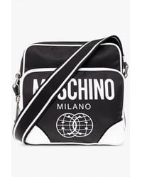 Moschino - Smiley Print Messenger Bag - Lyst