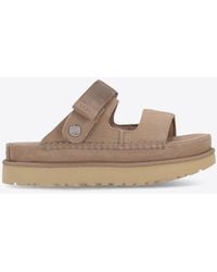 UGG - Goldenstar Glide Suede Sandals - Lyst