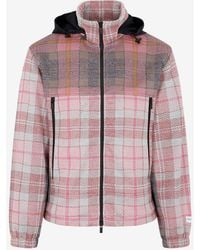 Dior - Checked Zip-Up Jacket - Lyst