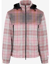 Dior - Checked Zip-Up Jacket - Lyst