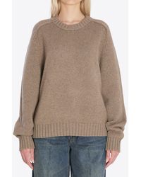 KHAITE - Mae Cashmere Pullover With Extended Sleeves - Lyst