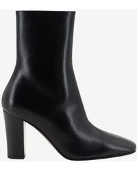 The Row - Cindy 90 Leather Ankle Boots - Lyst