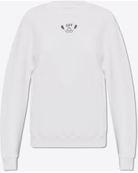 Off-White c/o Virgil Abloh - Bandana Arrow Embroidered Sweatshirt - Lyst
