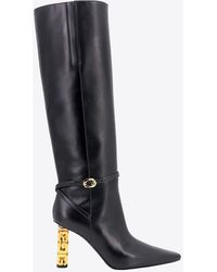 Givenchy - G Cube 80 Knee-High Leather Boots - Lyst