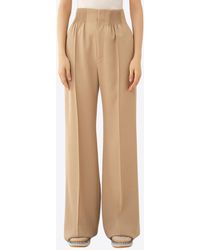 Chloé - High-Rise Tailored Pants - Lyst