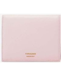 Ferragamo - Bi-Fold Leather Wallet - Lyst