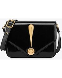 Moschino - House Symbols Leather Shoulder Bag - Lyst