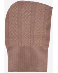 Max Mara - Romana Cable Knit Balaclava - Lyst