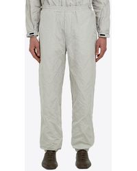 Ferragamo - Logo Patch Drawstring Track Pants - Lyst