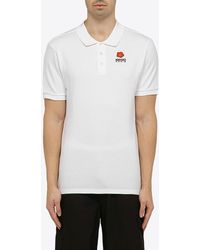 KENZO - Logo Short-Sleeved Polo T-Shirt - Lyst