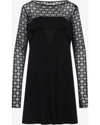 Givenchy - Long-Sleeved Mini Dress - Lyst