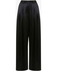 JW Anderson - Wide-Leg Pleated Pants - Lyst