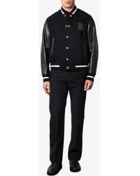 Givenchy - 4G Logo Patch Bomber Jacket - Lyst