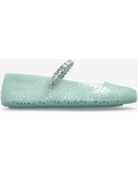 Jimmy Choo - The Jelly Crystal Embellished Ballet Flats - Lyst