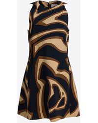 PUCCI - Labirinto Print Mini Dress - Lyst
