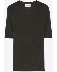 P.A.R.O.S.H. - Leila Ribbed Knit Wool Top - Lyst