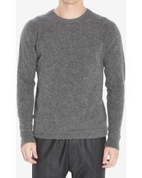 Roberto Collina - Crewneck Cashmere-Blend Sweater - Lyst