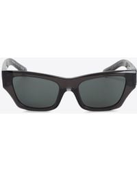 Burberry - Rectangular Acetate Sunglasses - Lyst