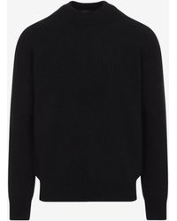 Brioni - Mock-Neck Chunky Knit Cashmere Sweater - Lyst