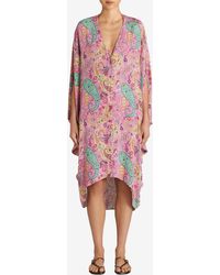 Etro - Floral Paisley Print Kaftan Dress - Lyst