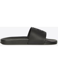 Moncler - Basile Rubber Slides - Lyst