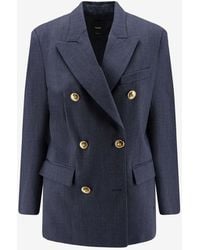 Pinko - New Guinea Double-Breasted Wool Blazer - Lyst