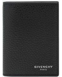 Givenchy - Logo Stamp Grained Leather Wallet - Lyst