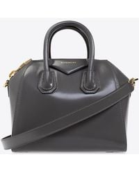 Givenchy - Mini Antigona Leather Top Handle Bag - Lyst