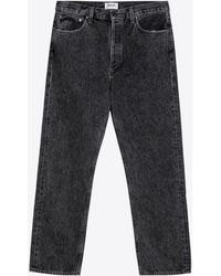 Agolde - 90's Washed Frayed Jeans - Lyst
