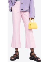 MSGM - Tailored Cropped Pants - Lyst
