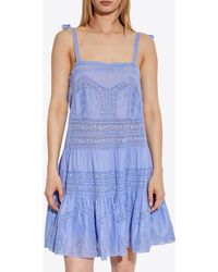 Zimmermann - Coco Lace Mini Dress - Lyst
