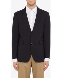 PT Torino - Wool Blend Single-Breasted Jacket - Lyst
