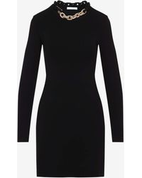 Rabanne - Long-Sleeved Chain Mini Dress - Lyst