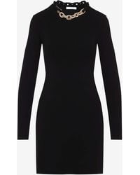 Rabanne - Long-Sleeved Chain Mini Dress - Lyst