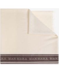 Max Mara - Madre Logo Silk-Blend Scarf - Lyst