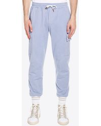 Eleventy - Elastic-Waist Cargo Track Pants - Lyst