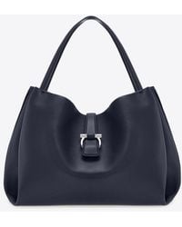 Ferragamo - Large Leather Softened Tote Bags - Lyst