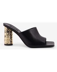 Givenchy - 95 Tape Heel Leather Mules - Lyst