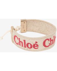 Chloé - Logo Woody Bracelet - Lyst