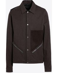 Rick Owens - Tour Long-Sleeved Overshirt - Lyst