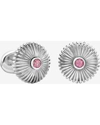 Faberge - Fluted Round Sterling Cufflinks - Lyst