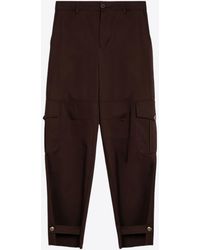 Moschino - Wide Cargo Trousers For - Lyst