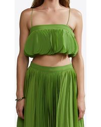 AMUR - Sonia Ruffled Top - Lyst