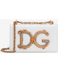 Dolce & Gabbana - Dg Girls Leather Phone Bag - Lyst