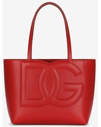 Dolce & Gabbana - Logo Embossed Small Tote Bag - Lyst