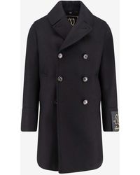 Sealup - Genova Double-Breasted Wool Coat - Lyst