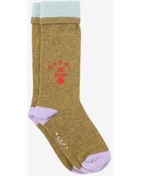 Marni - Virgin Wool And Cashmere Blend Socks - Lyst