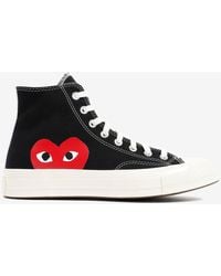 Comme des Garçons - X Converse Red Heart Chuck Taylor '70 High Sneakers - Lyst