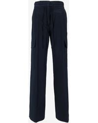 P.A.R.O.S.H. - Cedro Drawstring Cargo Pants - Lyst