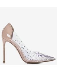 Le Silla - Nicole 100 Crystal-Embellished Patent Leather Pumps - Lyst